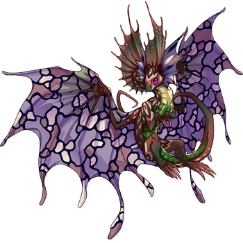 A female pose Fae dragon with a brown body and purple wings. Genes are Flaunt/Constellation/Capsule with Arcane Unusual eyes. A female pose Fae dragon with a brown body and purple wings. Genes are Flaunt/Constellation/Capsule with Arcane Unusual eyes.